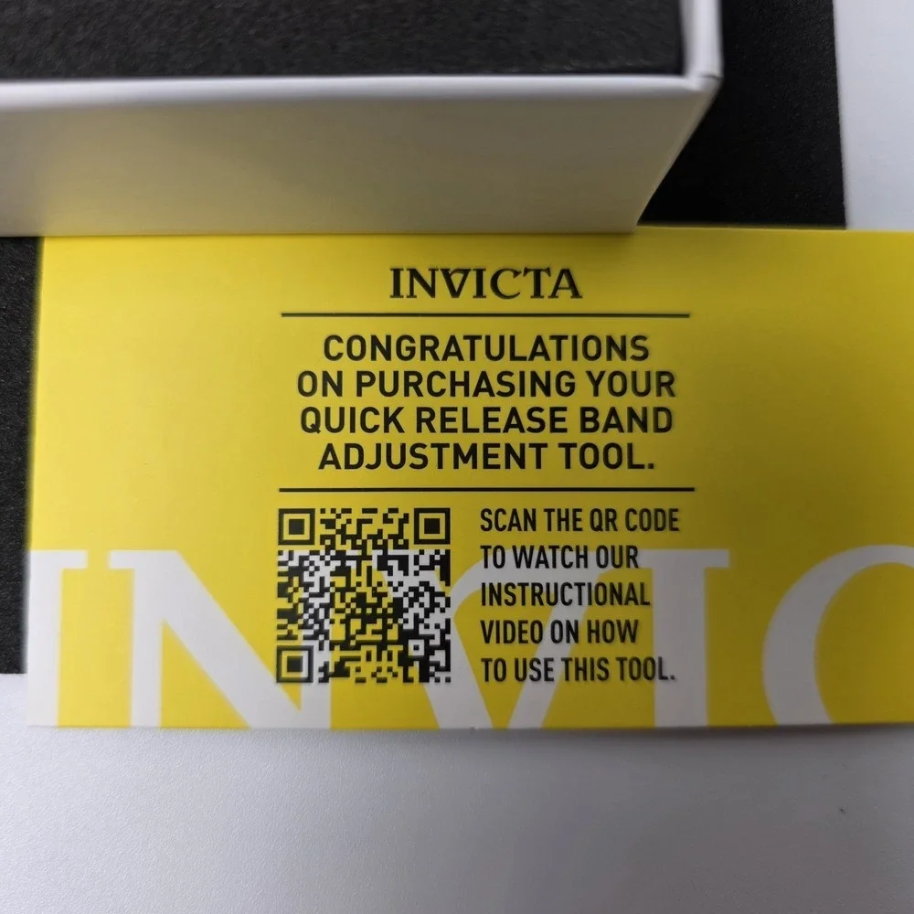 NEW INVICTA Quick Release Band Adjust Tool 2 Pins + 1 Watch Bracelet Holder